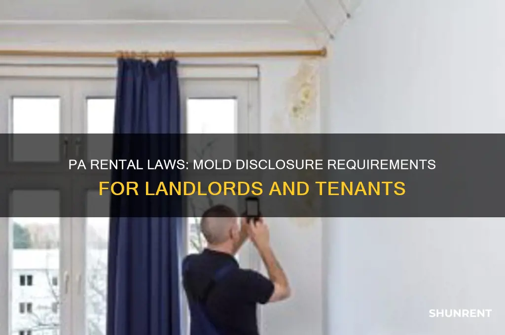 is there a mold disclosure required in pa to rent