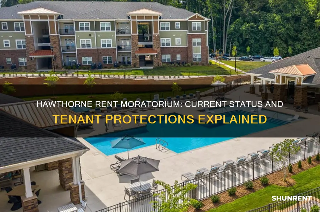 is there a moratorium on rent in hawthorne cal