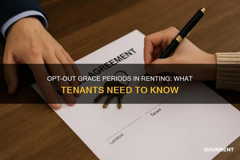is there a opt out grace period renting