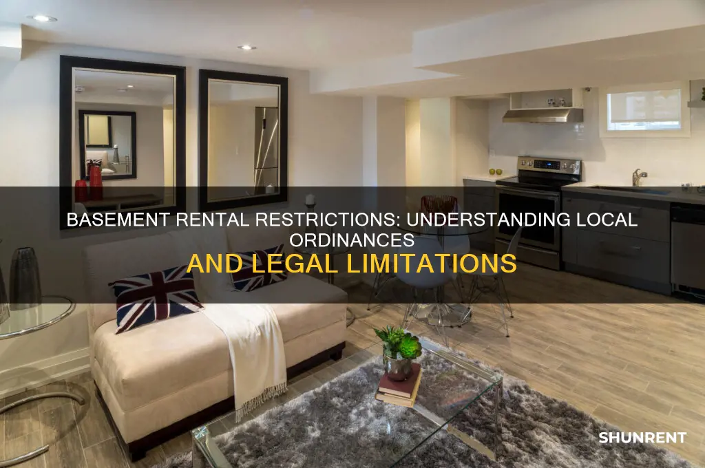 is there a ordinance that doesnt allow renting basement