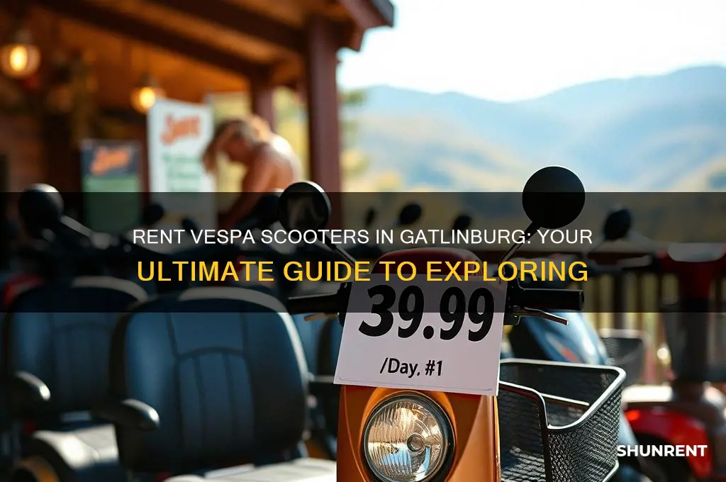 is there a place in gatlinburg to rent vespa scooters