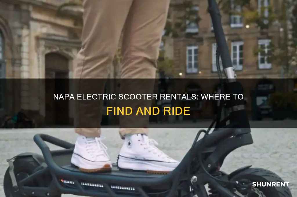 is there a place in napa that rent electric scooters