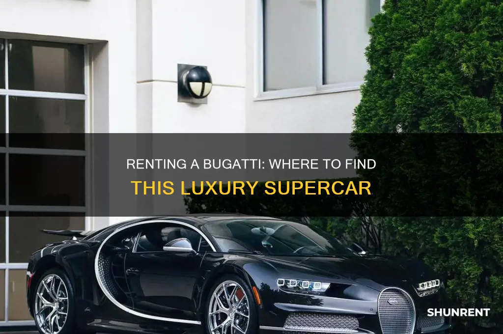 is there a place to rent a bugatti