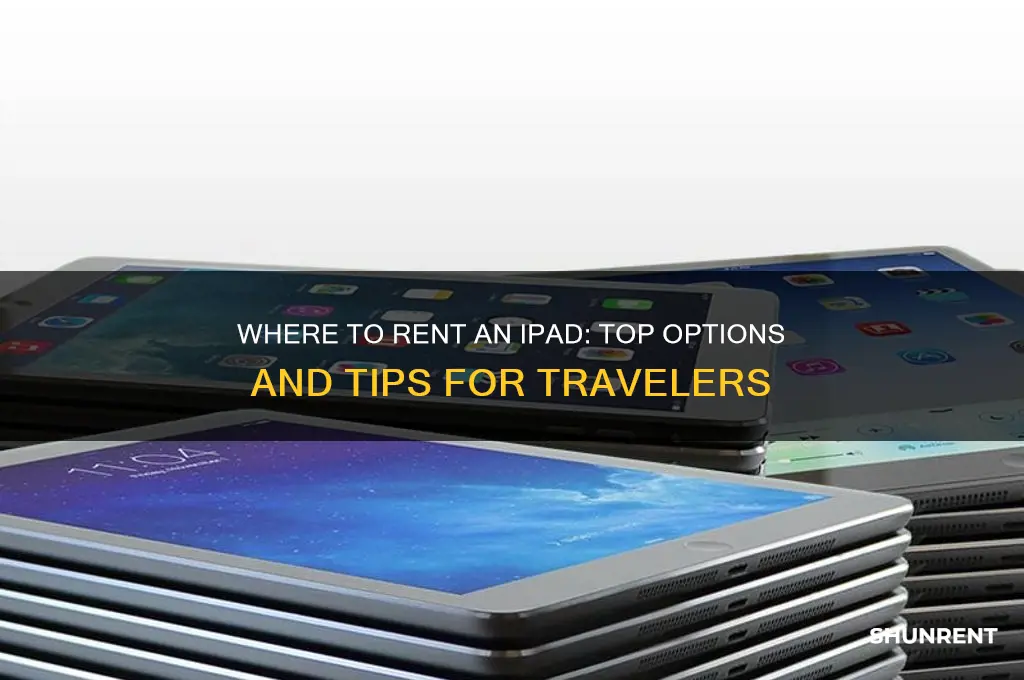 is there a place to rent a ipad