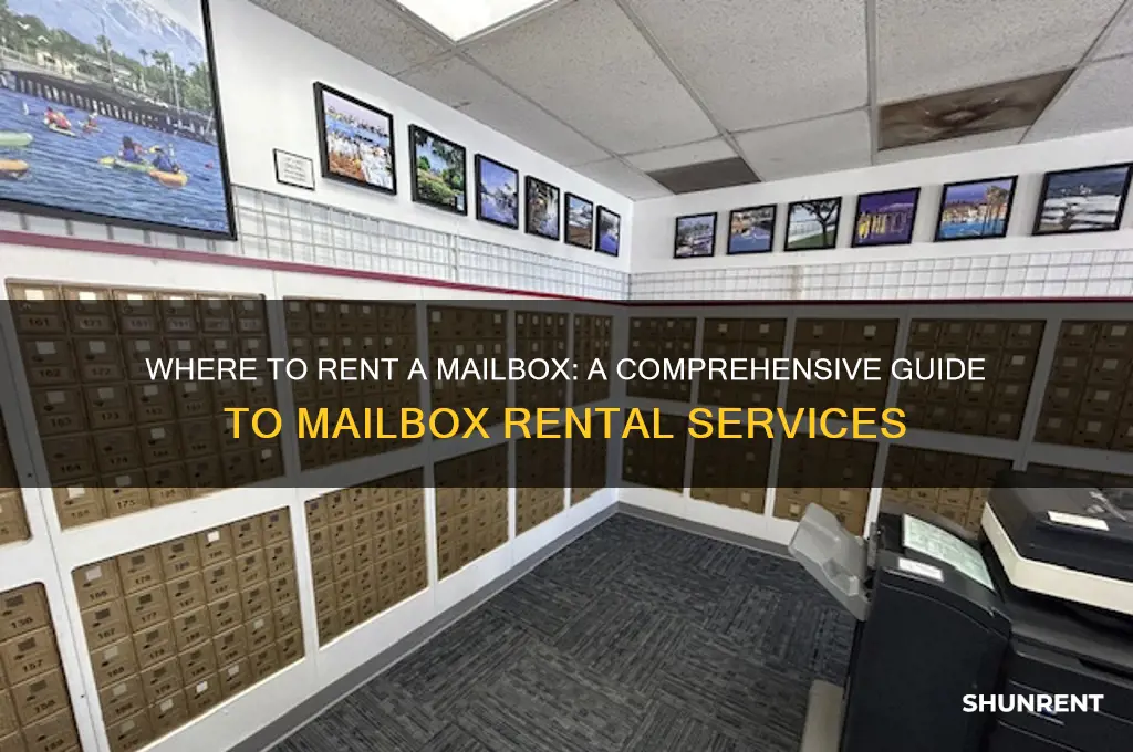 is there a place to rent a mail box