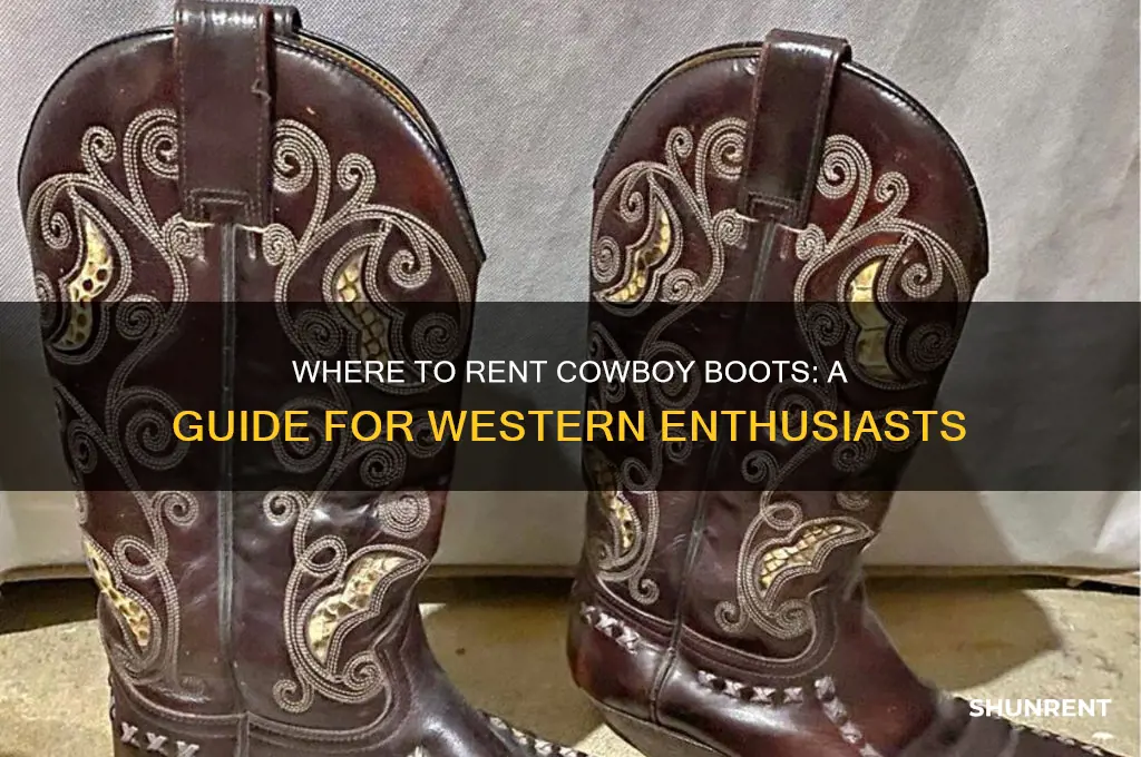 is there a place to rent cowboy boots