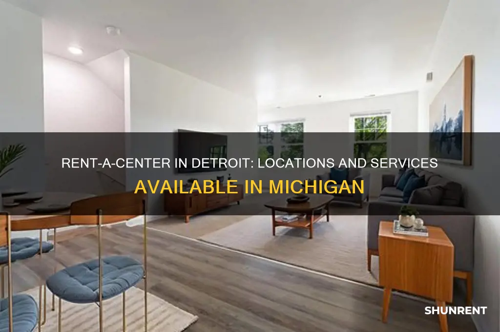 is there a rent a center in detroit michigan