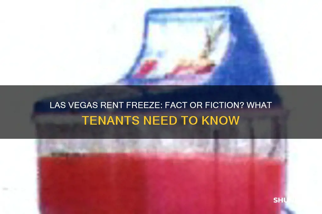 is there a rent freeze in las vegas