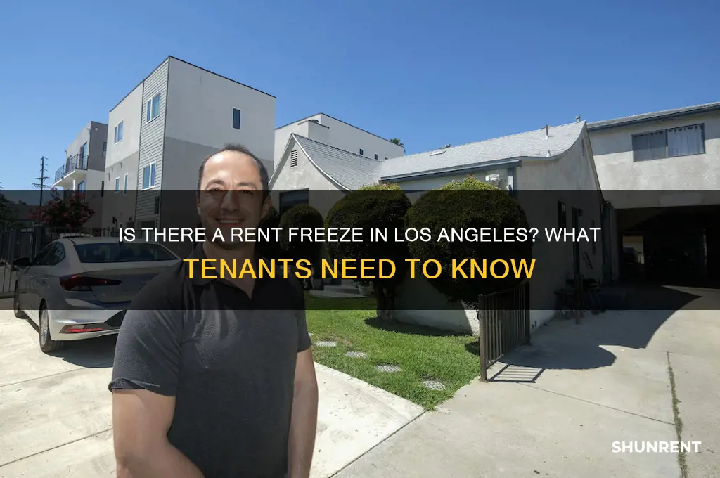 is there a rent freeze in los angeles
