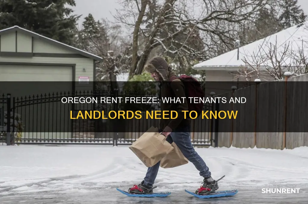 is there a rent freeze in oregon