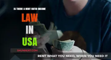 Does a Rent-to-Income Ratio Law Exist in the USA?