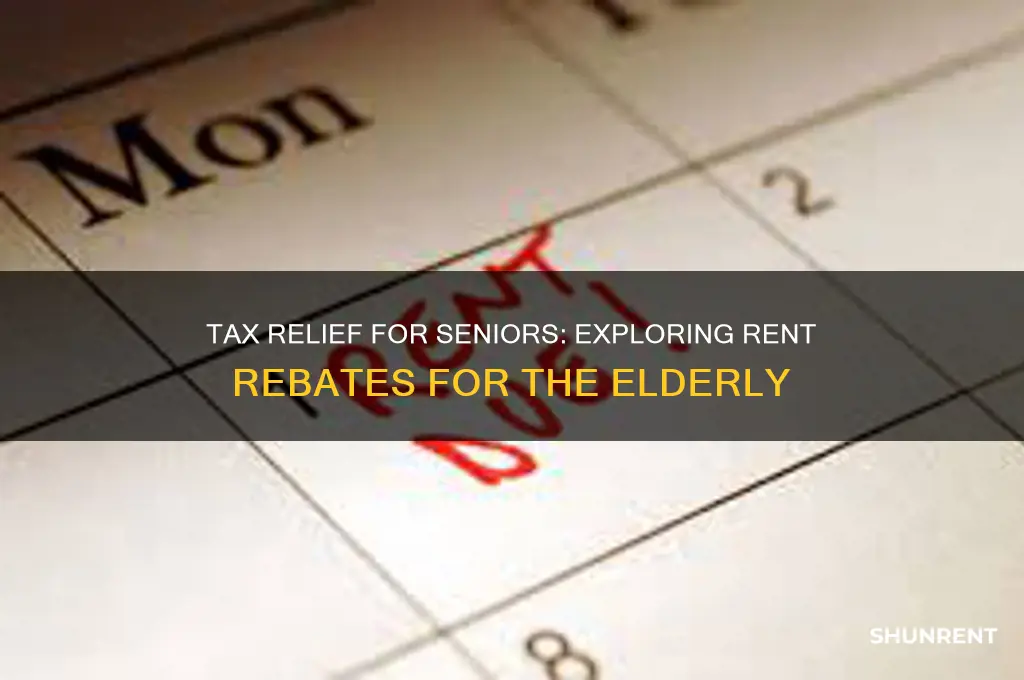 is there a rent rebate for elderly on taxes
