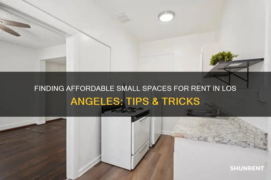 is there a small space for rent in los angeles