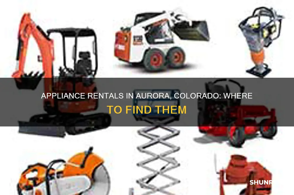 is there a store in aurora colorado that rents appliances