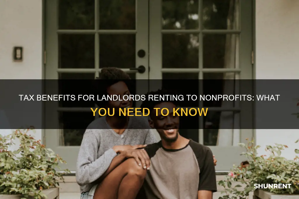is there a tax incentive for renting to a nonprofit