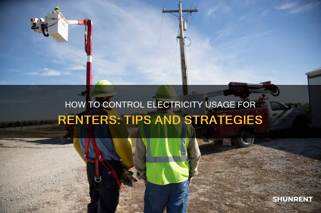 is there a way to limit electricity for a renter