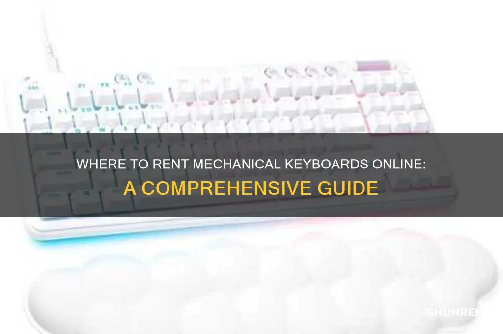 is there a website where i want rent mechanical keyboards