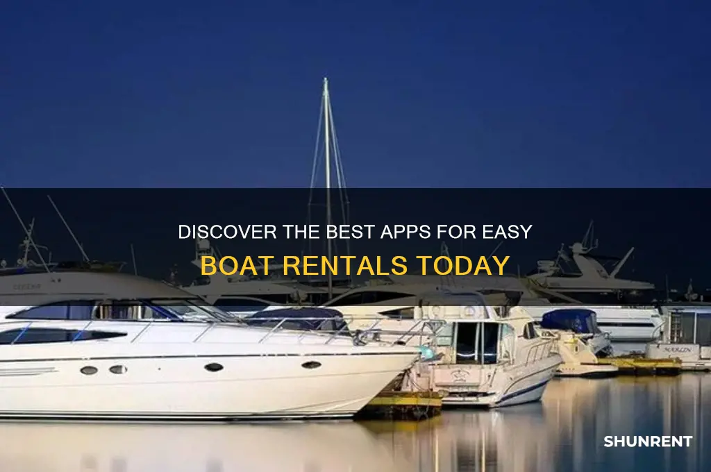 is there an app to rent boats
