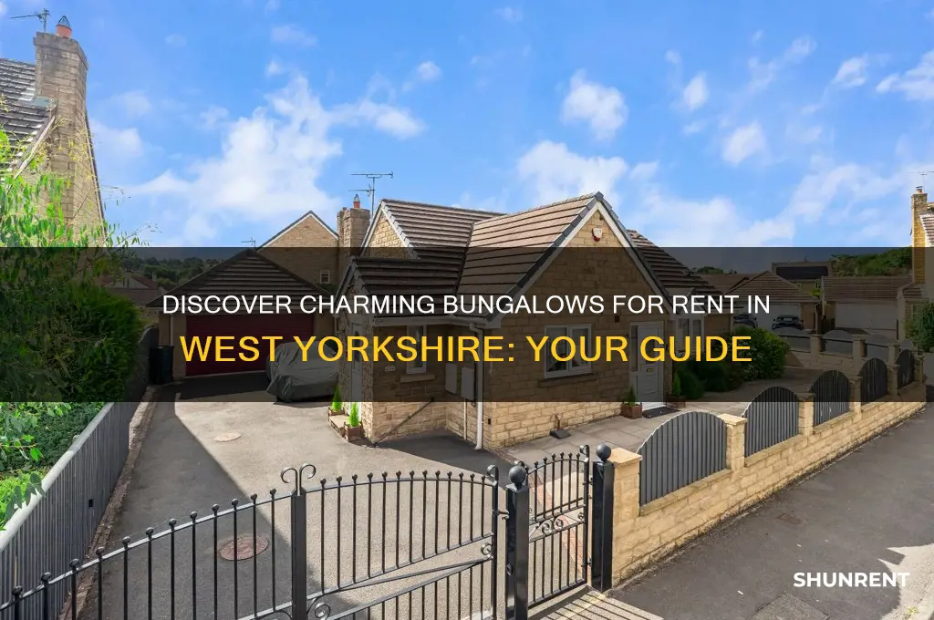 is there any bungalows to rent in west yorkshire