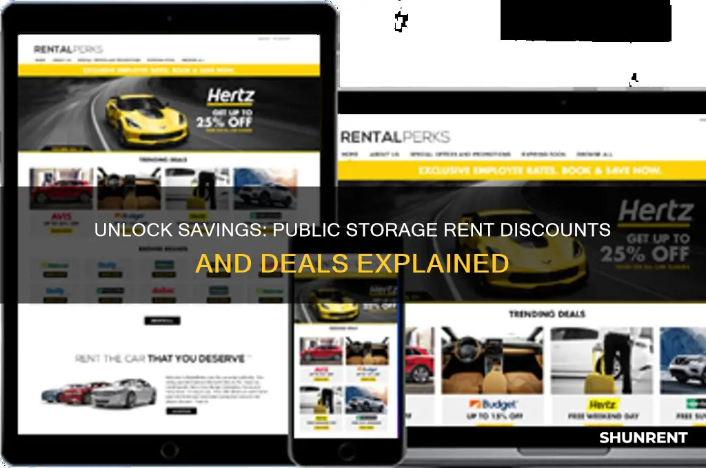 is there any discounts for public storage rent