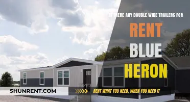 Double Wide Trailers for Rent Near Blue Heron: Availability and Options