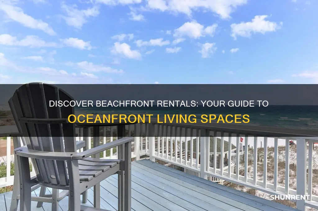 is there any places to rent on the beach