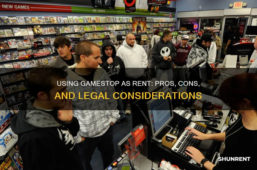 is there anything against using gamestop as a rent