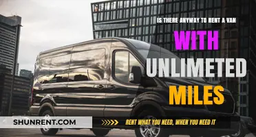 Renting a Van with Unlimited Miles: Is It Possible?