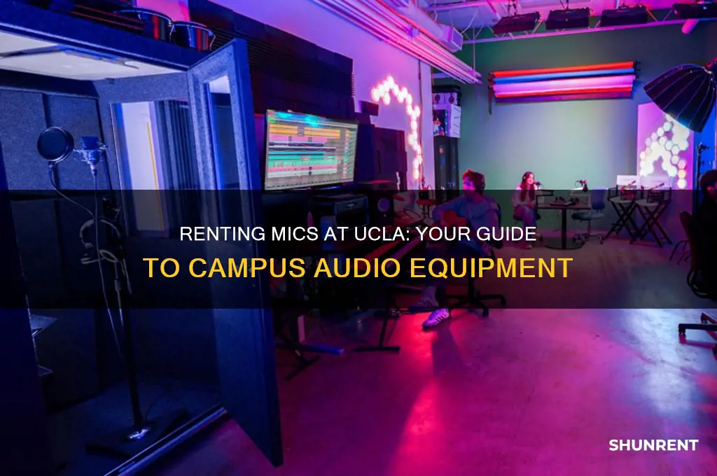 is there anyway to rent mic at ucla campus