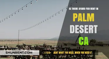 Finding a Yard for Rent in Palm Desert, CA: Your Guide