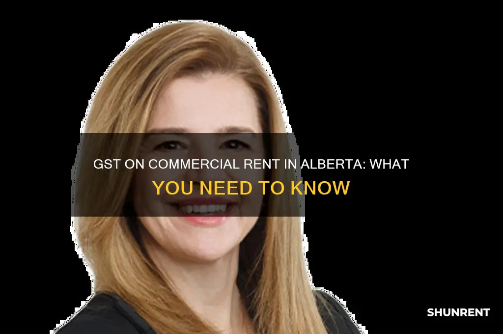 is there gst on commercial rent in alberta