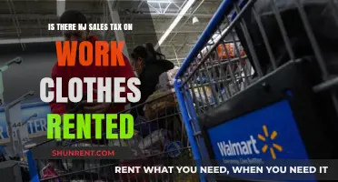 NJ Sales Tax on Rented Work Clothes: What You Need to Know