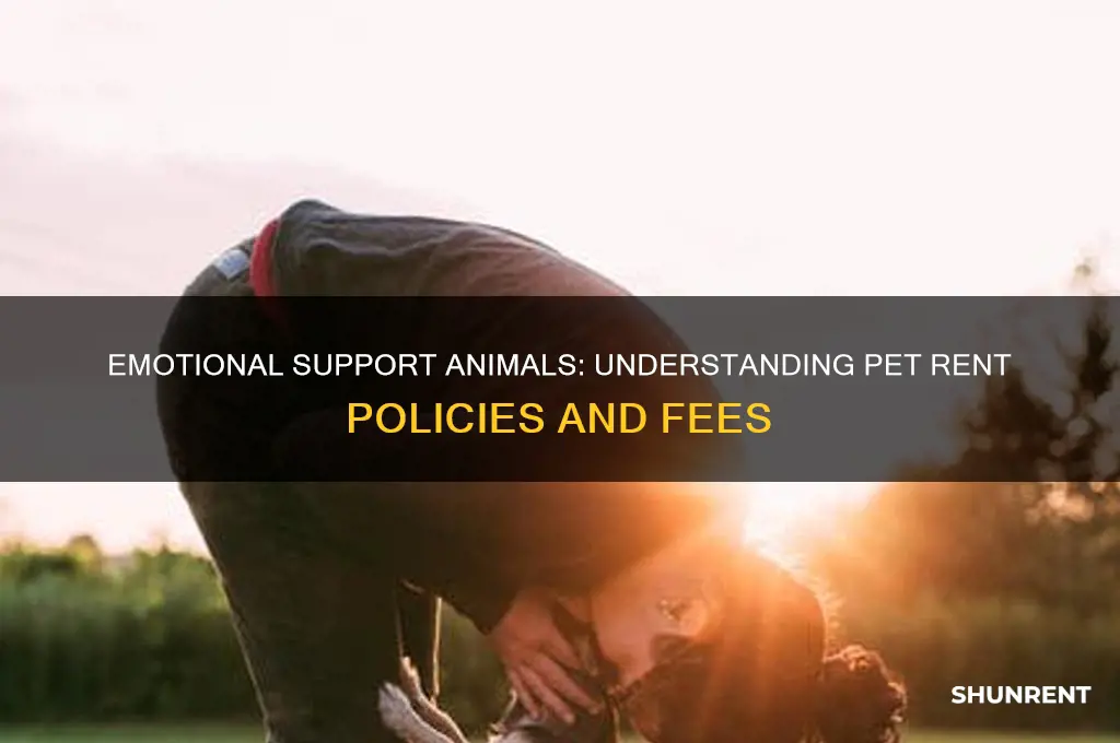 is there pet rent for emotional support animal