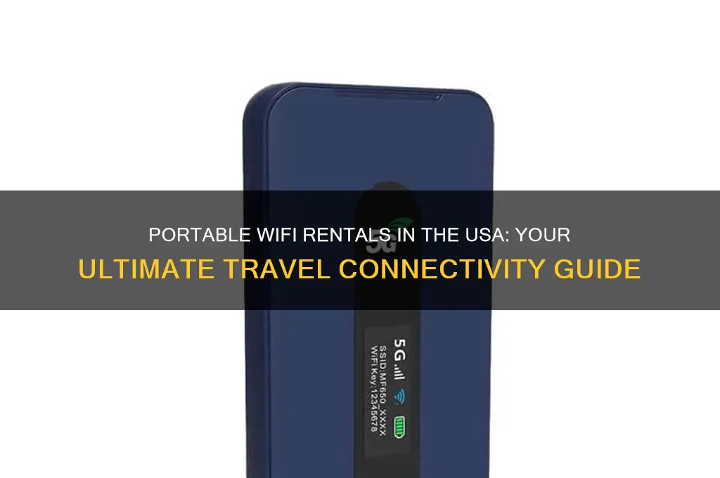 is there portable wifi renting in usa