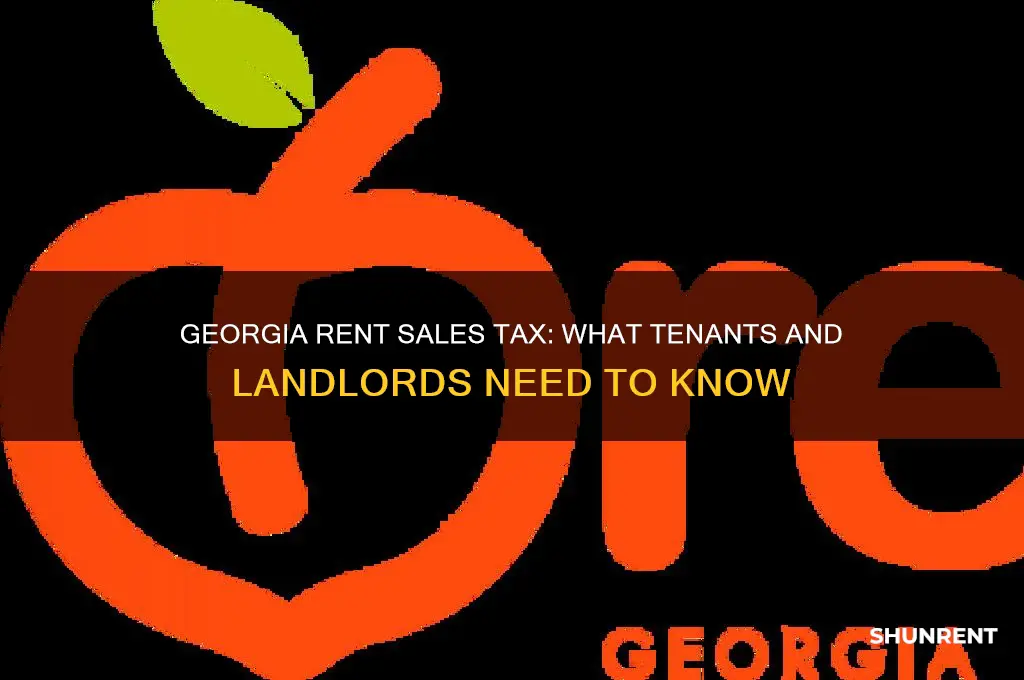 is there sale tax on rent in georgia