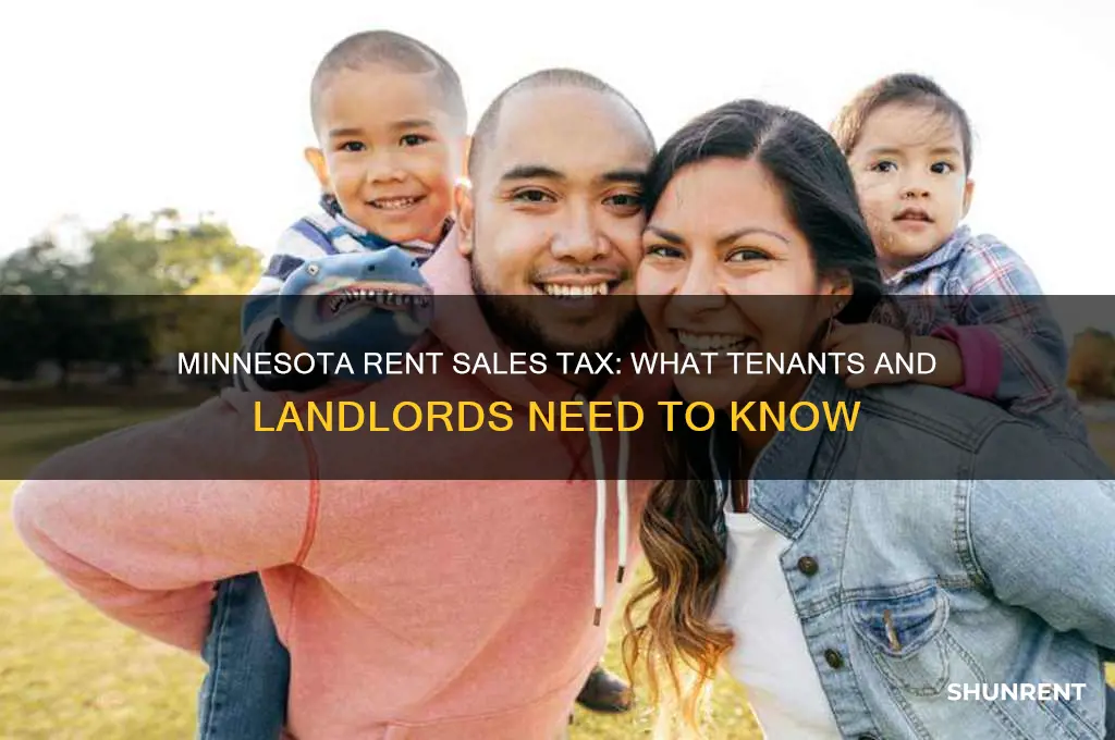is there sales tax for rent in minnesota