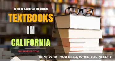 California Sales Tax on Rented Textbooks: What You Need to Know