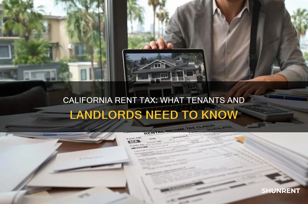 is there tax on rent in california