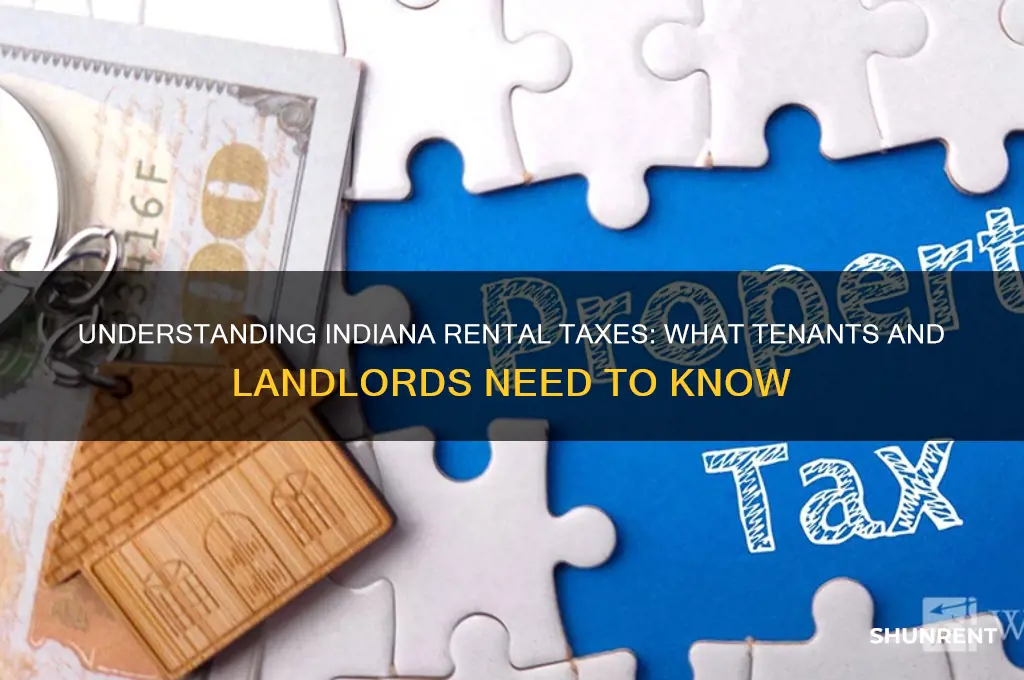 is there tax on rent in indiana