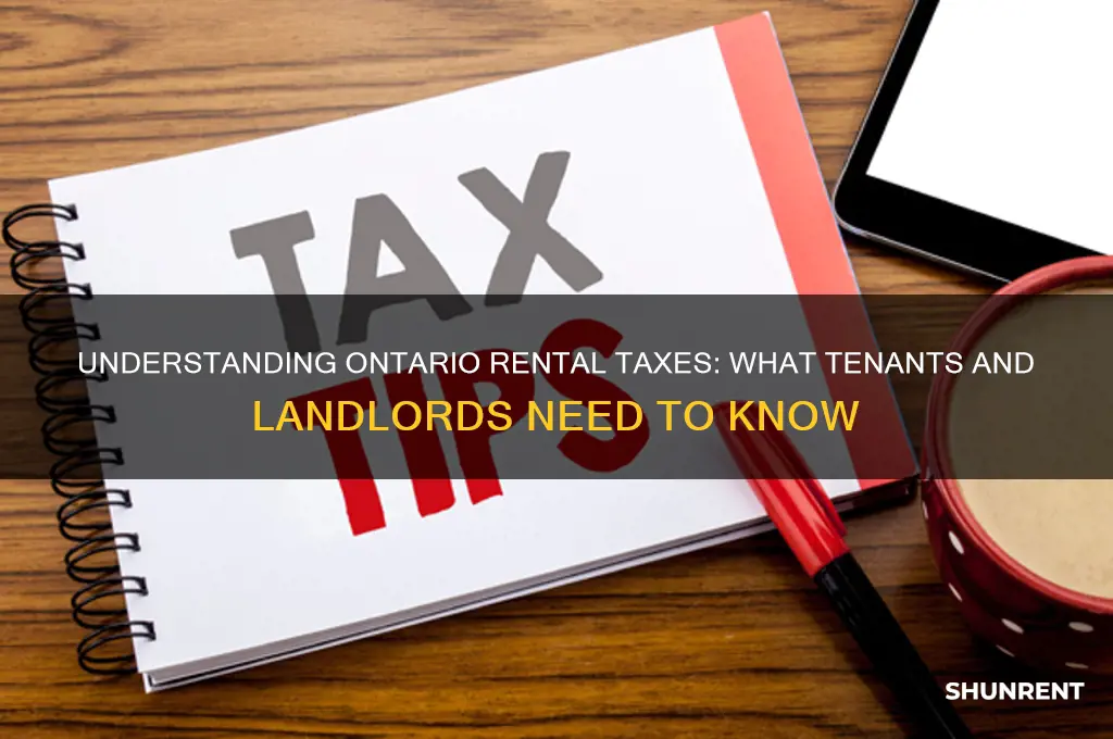is there tax on rent in ontario