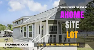 Is Your Home Site Lot Rental Certificate Legitimate? Key Insights