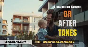 Three Times Rent Rule: Calculating Income Before or After Taxes?