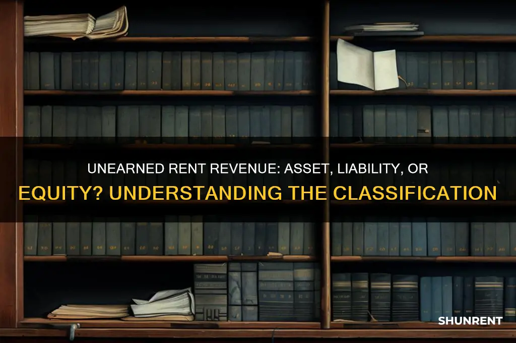 is unearned rent revenue an asset liability or equity