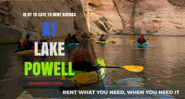 Is It Too Late to Rent Kayaks at Lake Powell?