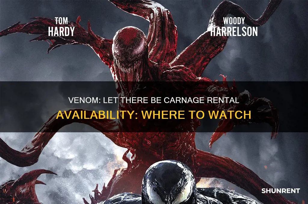 is venom let there be carnage available to rent