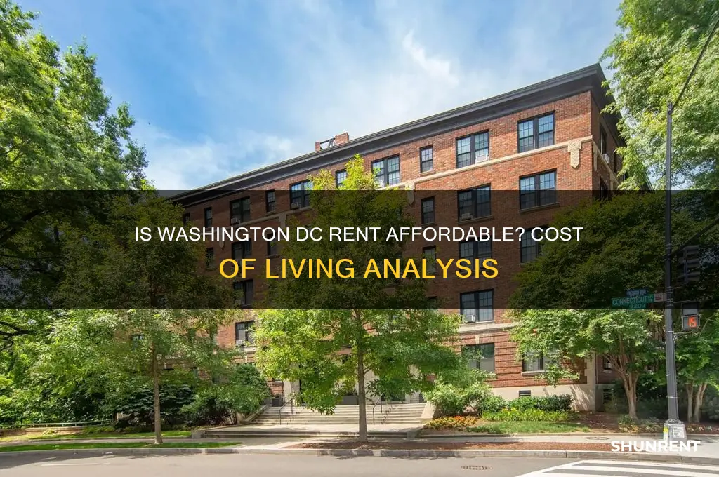 is washington dc expensive to live in for rent