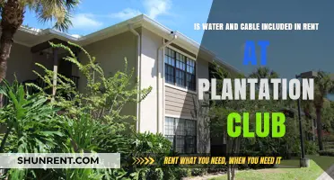Plantation Club Rent: Does It Cover Water and Cable Services?