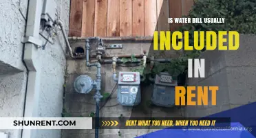 Is Your Water Bill Included in Rent? What to Expect