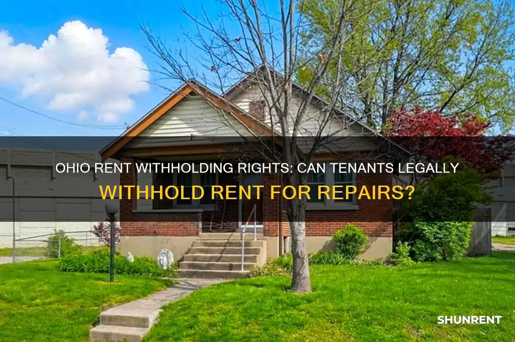 is withholding rent for repairs allowed in ohio