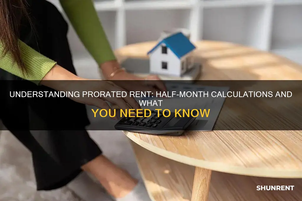 is your rent prorated on half months